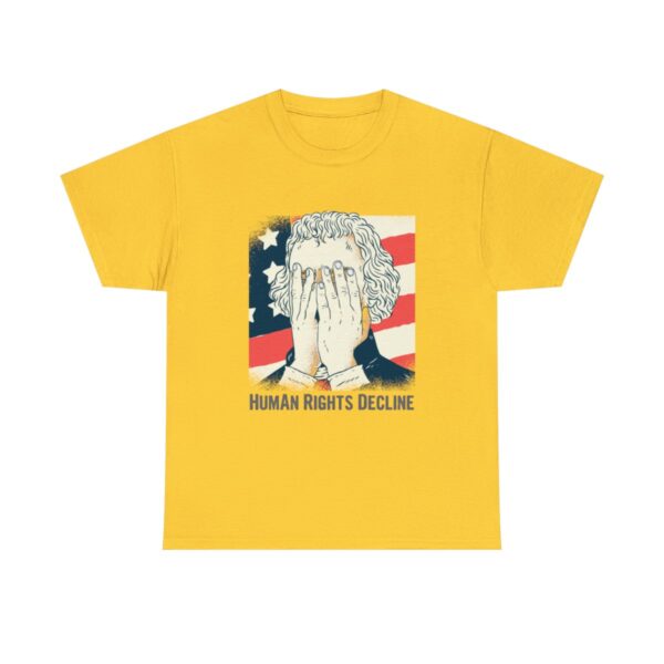 Human Rights Decline – Heavy Cotton Tee Political T-Shirt