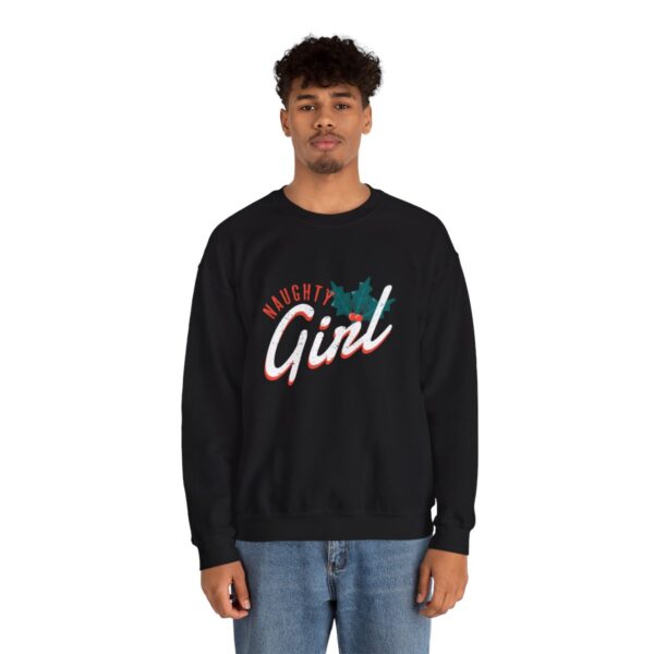 Naughty Girl – Crewneck Sweatshirt Christmas Holiday Sweater