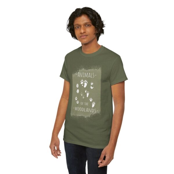 Animals Of The Woodlands – Heavy Cotton Tee Nature T-Shirt