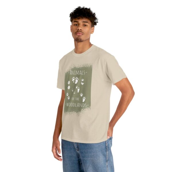 Animals Of The Woodlands – Heavy Cotton Tee Nature T-Shirt