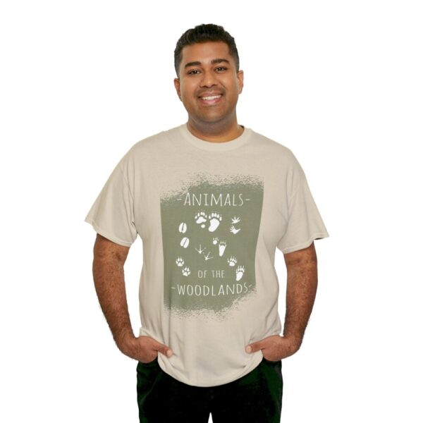 Animals Of The Woodlands – Heavy Cotton Tee Nature T-Shirt