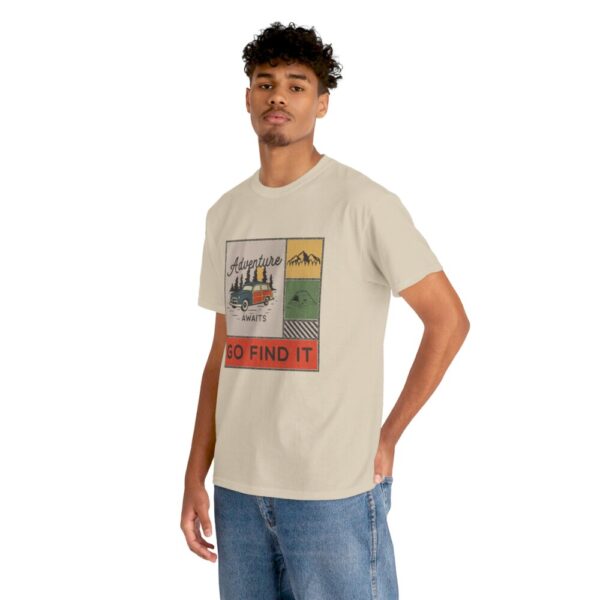 Adventure Awaits –  Heavy Cotton Tee Nature T-Shirt