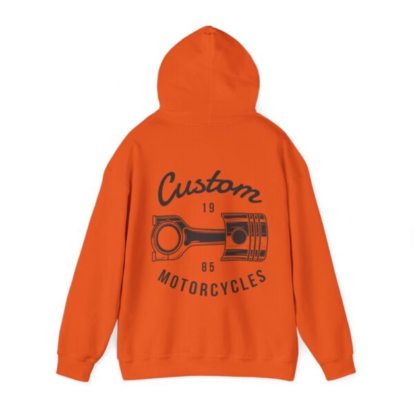 Custom Motorcycles I – Print On Back Hooded Sweatshirt Cool Biker Hoodie