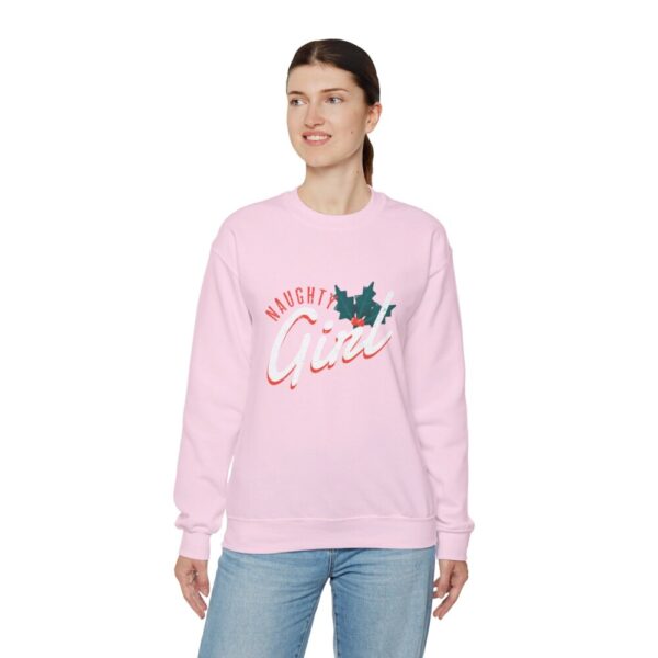 Naughty Girl – Crewneck Sweatshirt Christmas Holiday Sweater