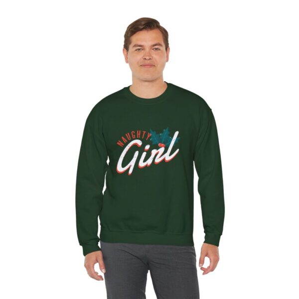 Naughty Girl – Crewneck Sweatshirt Christmas Holiday Sweater