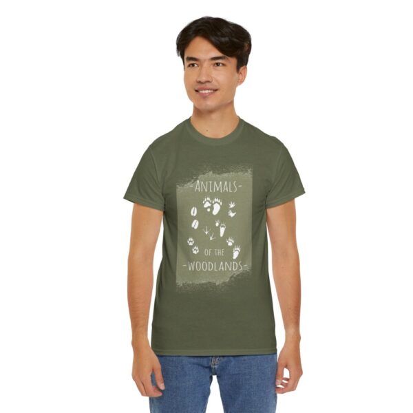 Animals Of The Woodlands – Heavy Cotton Tee Nature T-Shirt