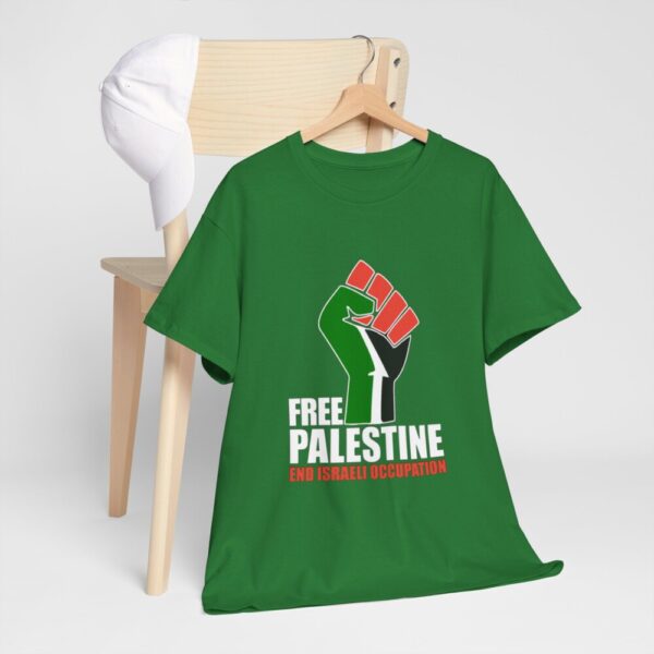 Free Palestine  – Heavy Cotton Tee Political T-Shirt