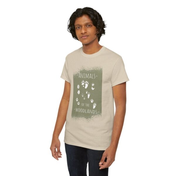 Animals Of The Woodlands – Heavy Cotton Tee Nature T-Shirt