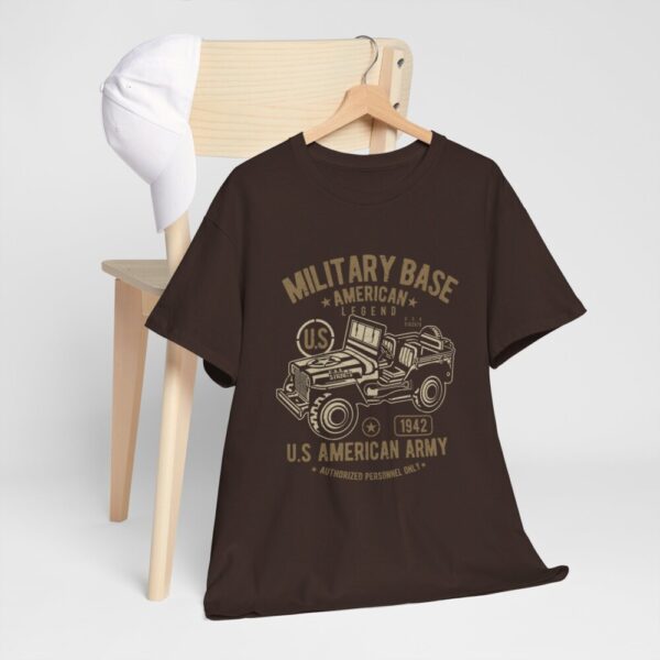 American Army Jeep – Heavy Cotton Tee Cool T-Shirt