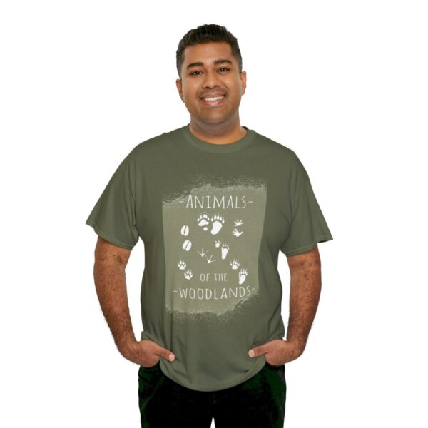 Animals Of The Woodlands – Heavy Cotton Tee Nature T-Shirt