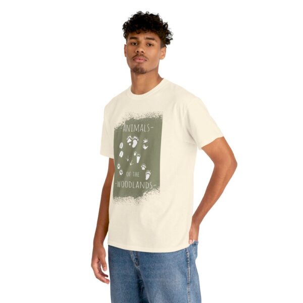 Animals Of The Woodlands – Heavy Cotton Tee Nature T-Shirt