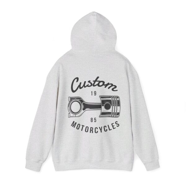 Custom Motorcycles I – Print On Back Hooded Sweatshirt Cool Biker Hoodie