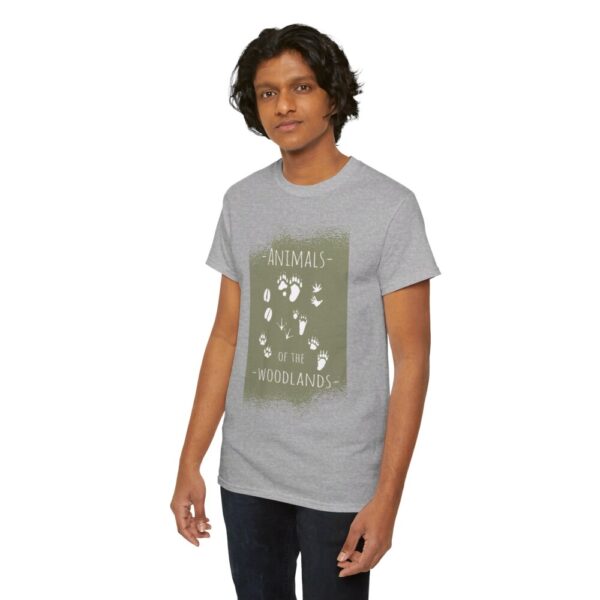 Animals Of The Woodlands – Heavy Cotton Tee Nature T-Shirt