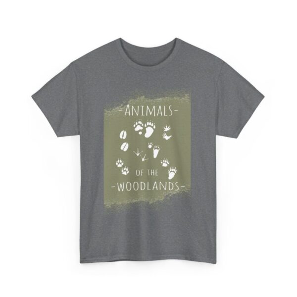 Animals Of The Woodlands – Heavy Cotton Tee Nature T-Shirt