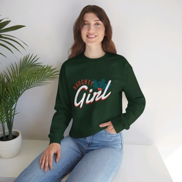 Naughty Girl – Crewneck Sweatshirt Christmas Holiday Sweater