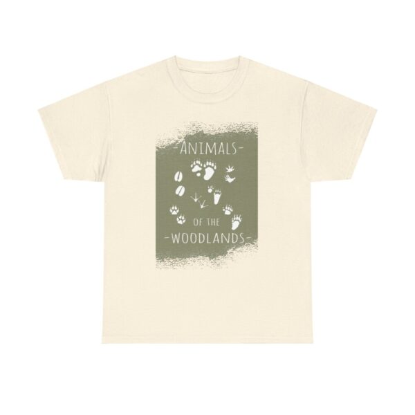 Animals Of The Woodlands – Heavy Cotton Tee Nature T-Shirt