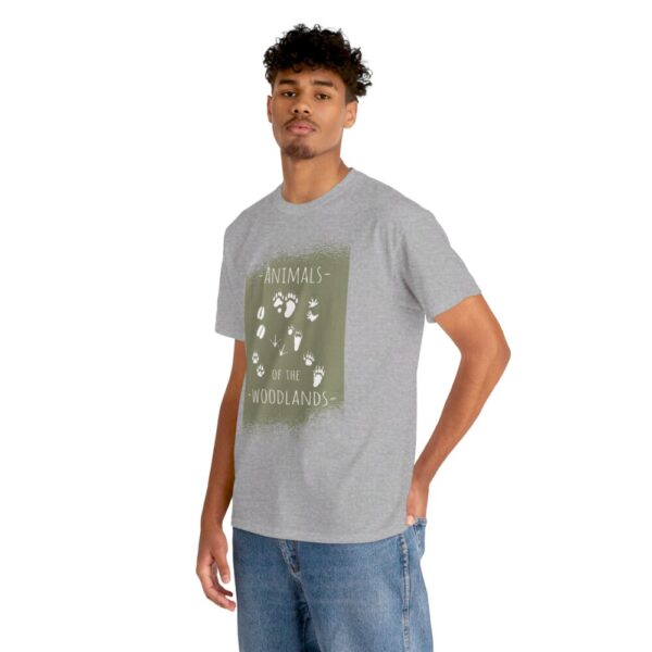 Animals Of The Woodlands – Heavy Cotton Tee Nature T-Shirt