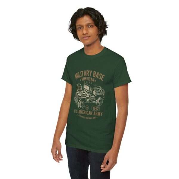 American Army Jeep – Heavy Cotton Tee Cool T-Shirt