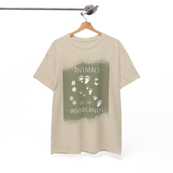 Animals Of The Woodlands – Heavy Cotton Tee Nature T-Shirt