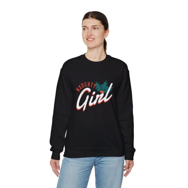 Naughty Girl – Crewneck Sweatshirt Christmas Holiday Sweater