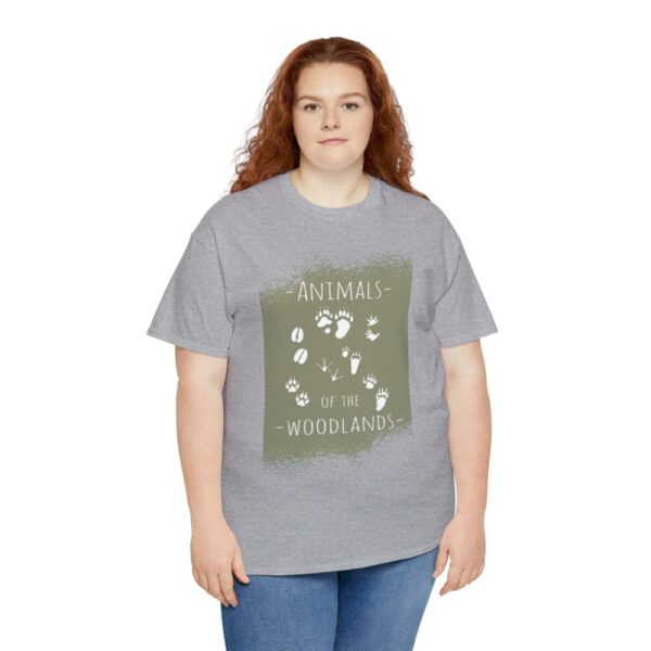 Animals Of The Woodlands – Heavy Cotton Tee Nature T-Shirt