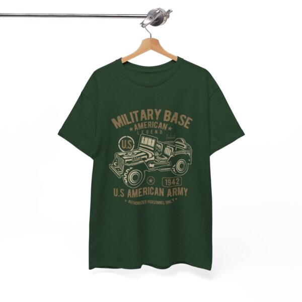 American Army Jeep – Heavy Cotton Tee Cool T-Shirt