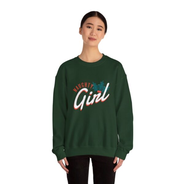 Naughty Girl – Crewneck Sweatshirt Christmas Holiday Sweater