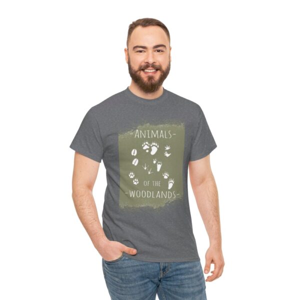 Animals Of The Woodlands – Heavy Cotton Tee Nature T-Shirt