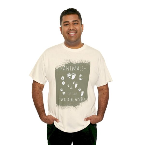 Animals Of The Woodlands – Heavy Cotton Tee Nature T-Shirt