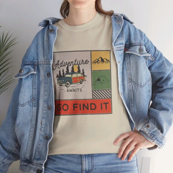 Adventure Awaits –  Heavy Cotton Tee Nature T-Shirt