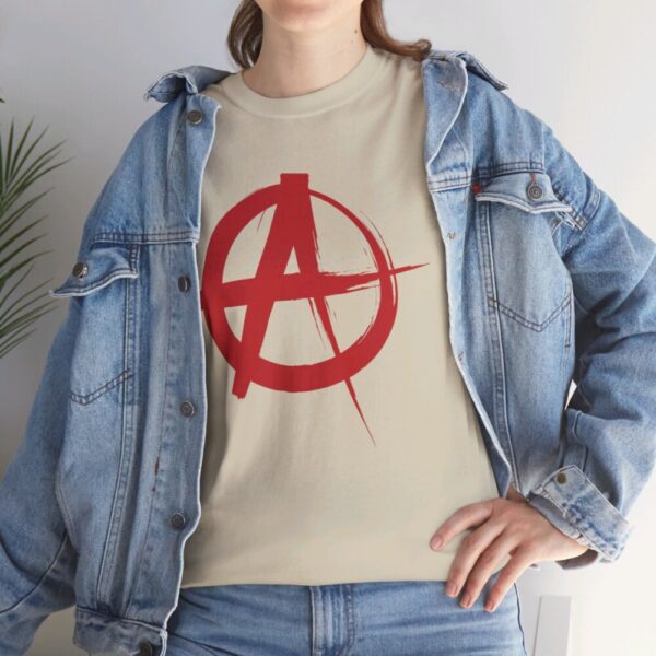 Anarchy – Heavy Cotton Tee Political T-Shirt