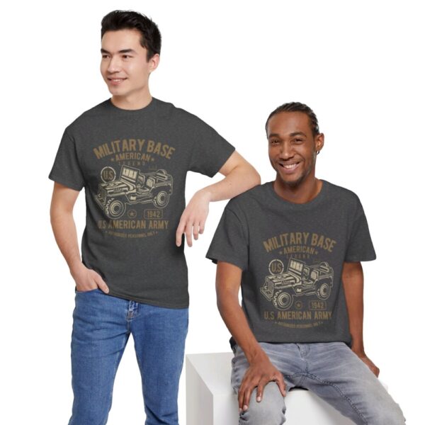 American Army Jeep – Heavy Cotton Tee Cool T-Shirt