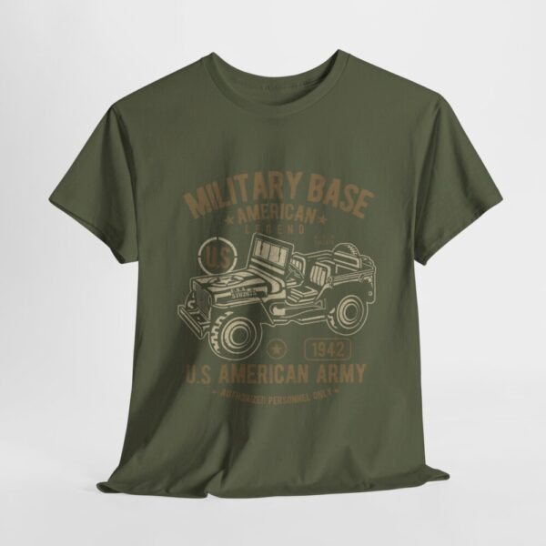 American Army Jeep – Heavy Cotton Tee Cool T-Shirt