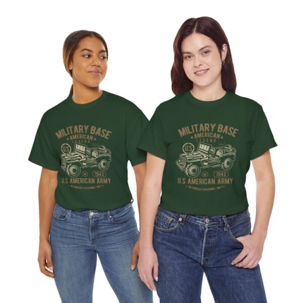 American Army Jeep – Heavy Cotton Tee Cool T-Shirt