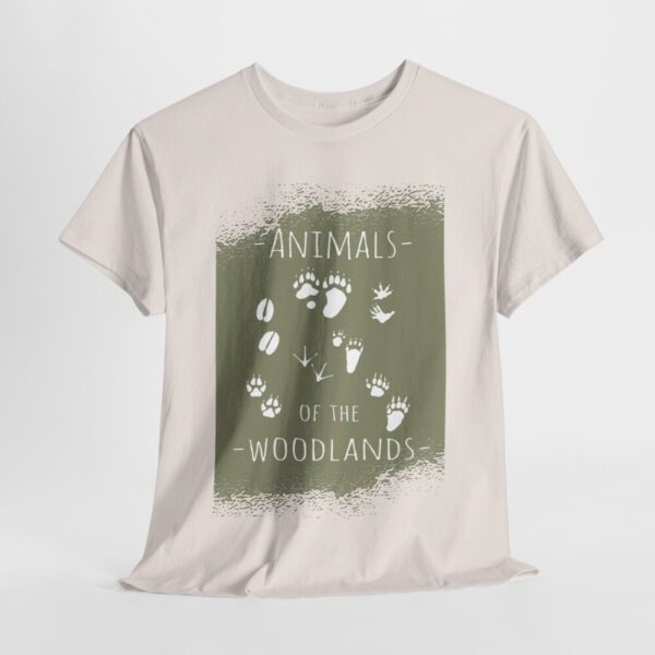 Animals Of The Woodlands – Heavy Cotton Tee Nature T-Shirt