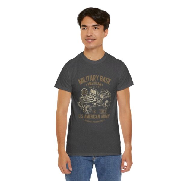 American Army Jeep – Heavy Cotton Tee Cool T-Shirt