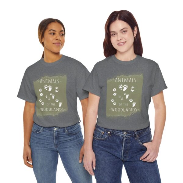 Animals Of The Woodlands – Heavy Cotton Tee Nature T-Shirt