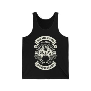 Beast Mode Activated - Jersey Tank Sports Muscle Shirt