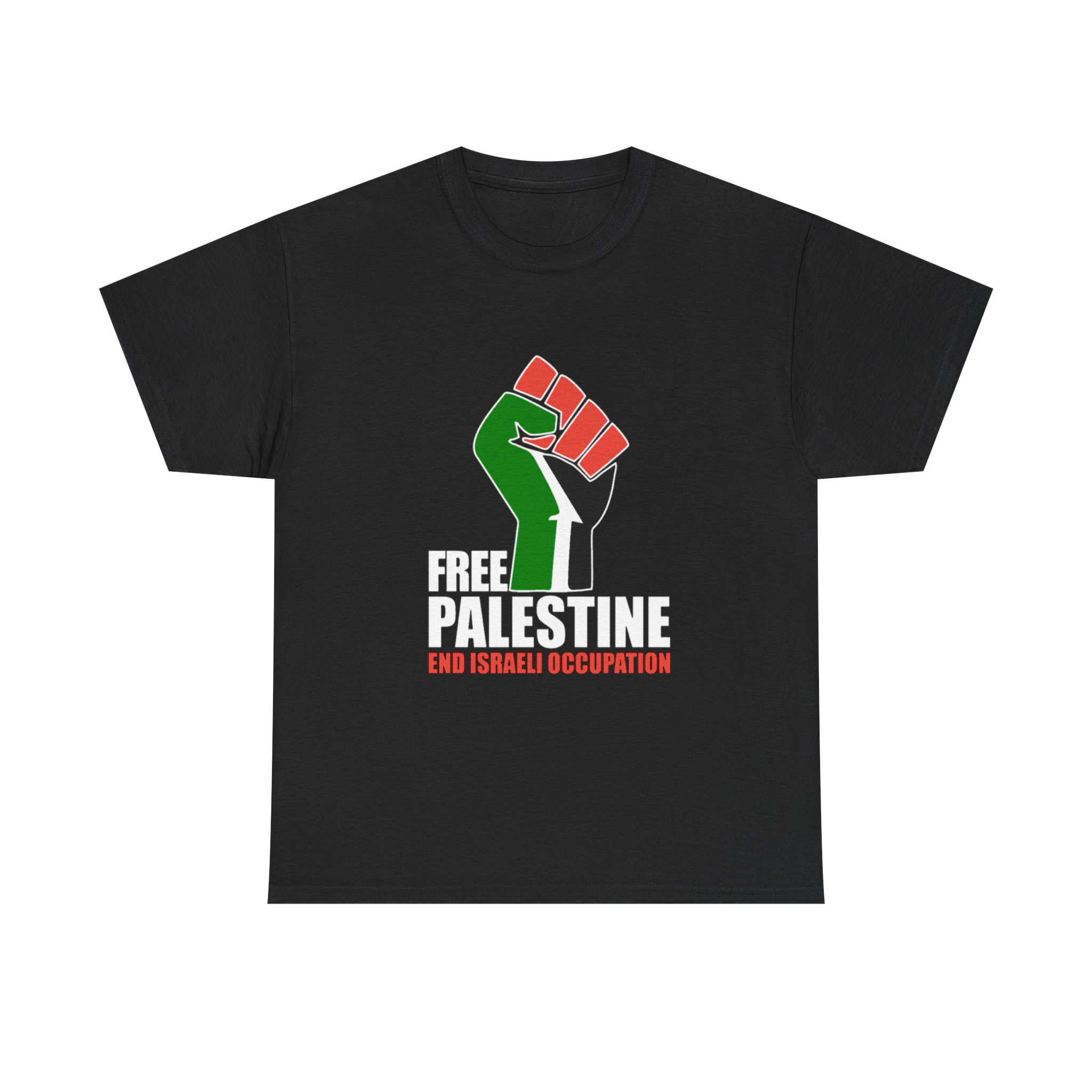 Free Palestine  - Heavy Cotton Tee Political T-Shirt