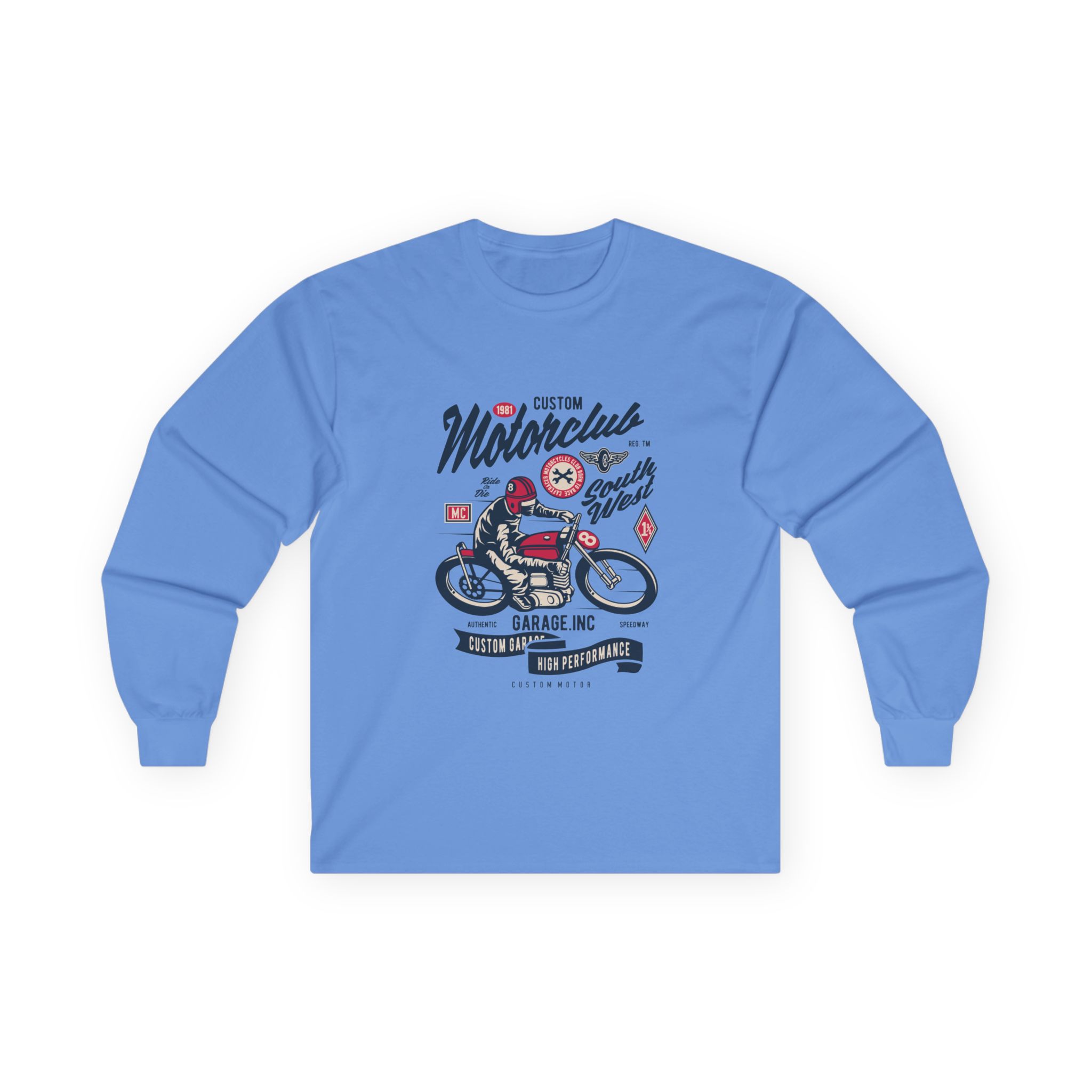 Custom Motorclub – Long Sleeve Tee Biker T-Shirt Custom Motorclub – Long Sleeve Tee Biker T-Shirt
