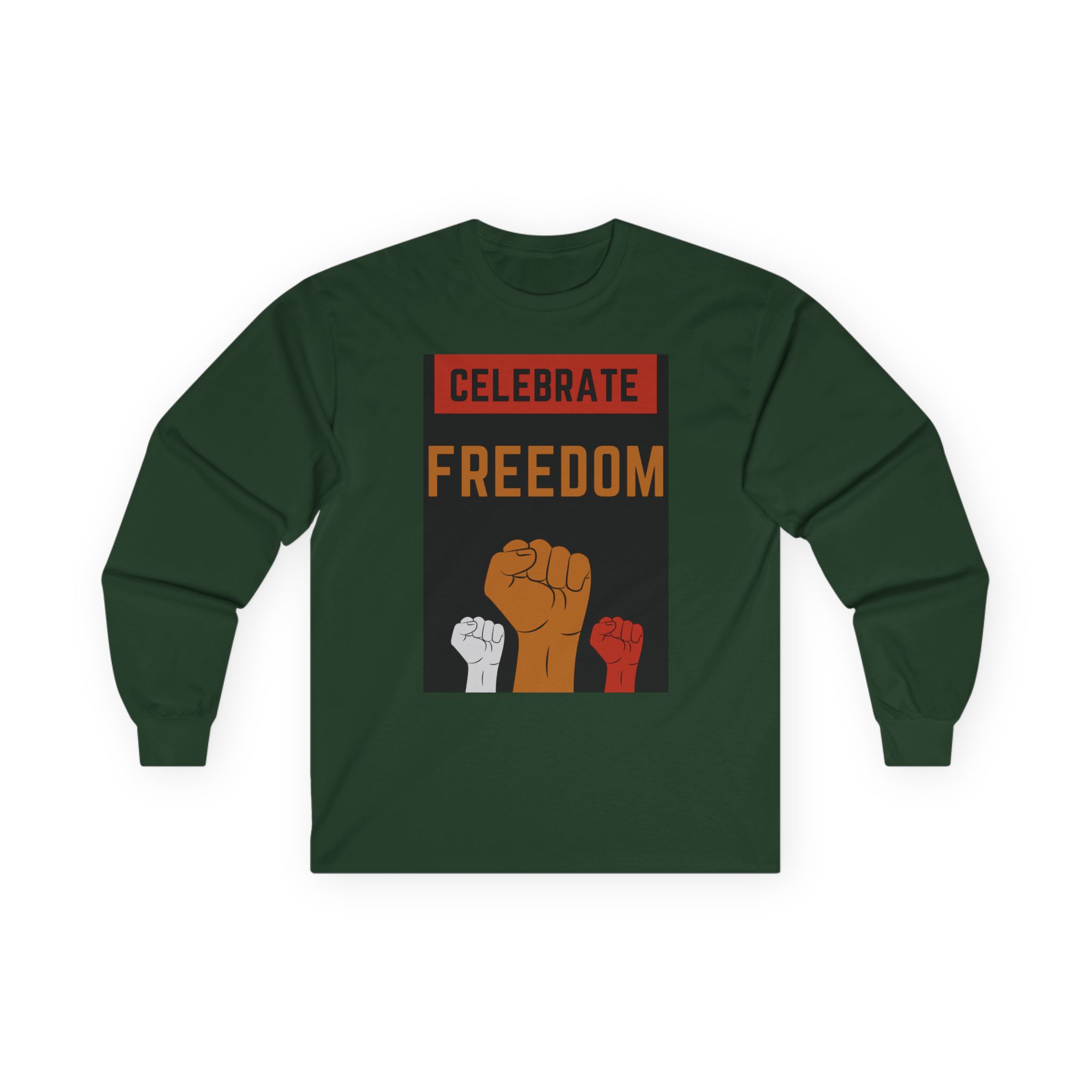 Celebrate Freedom – Long Sleeve Tee Political T-Shirt