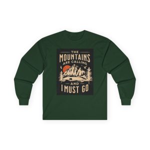 The Mountains Are Calling - Ultra Cotton Long Sleeve Tee Nature T-Shirt