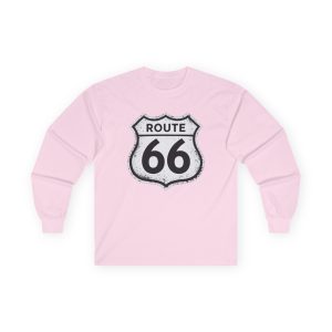 Route 66 Long Sleeve Tee - Cool Vintage T-Shirt