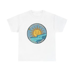 The Sun Shines - Heavy Cotton Tee Zen Haiku T-Shirt